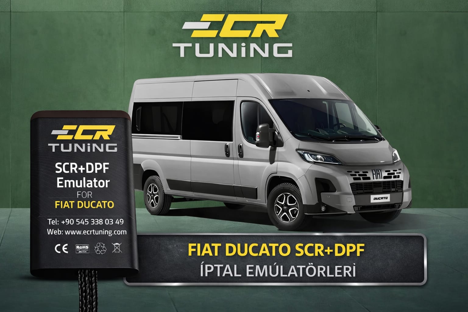  Fiat Ducato MD1CS069 AdBlue SCR+DPF İptal Emülatör Montajı